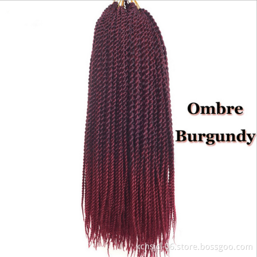 Senegal Twist Colorful Senegalese Twist Hair Medium Box Braids